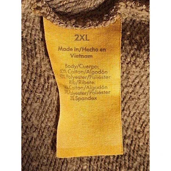 No Boundaries NoBo Oversized Hoodie Mocha Brown Fleece Lined 2XL Max Mole NWT - Picture 11 of 12